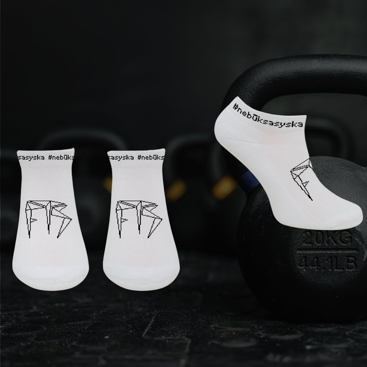 trumpos sportines kojines